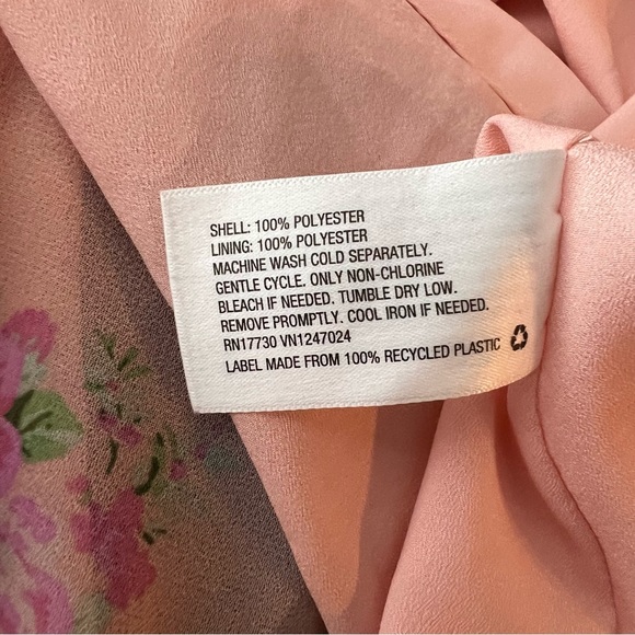 LoveShackFancy x Target Fleur MIDI Dress Sz 12 Floral V-Neck - Picture 8 of 8